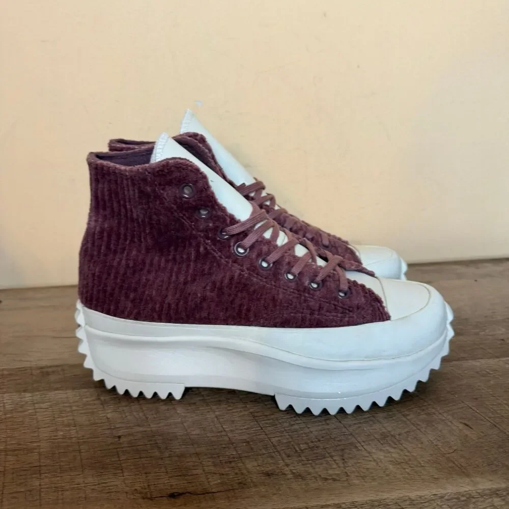 Converse Women’s 8.5 Run Star Hike Utility Chunky Platform Sneakers shoes